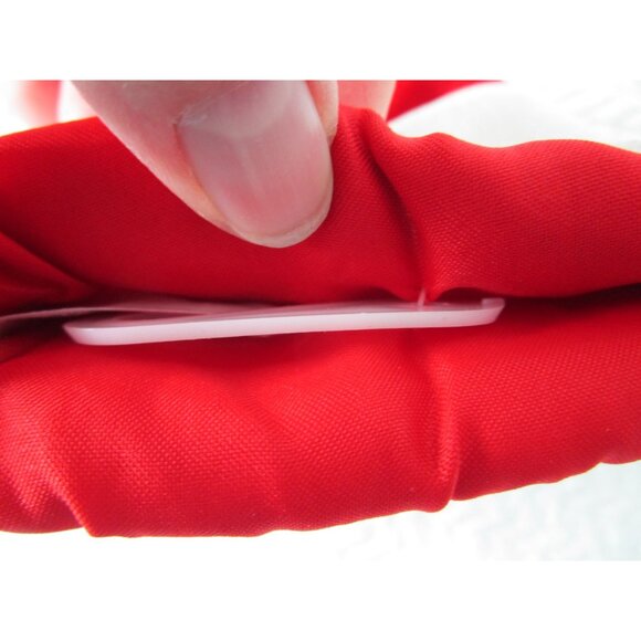 Small Decorative Velvet Christmas Stockings Embroidered Snowflake GUC Three - Picture 11 of 16